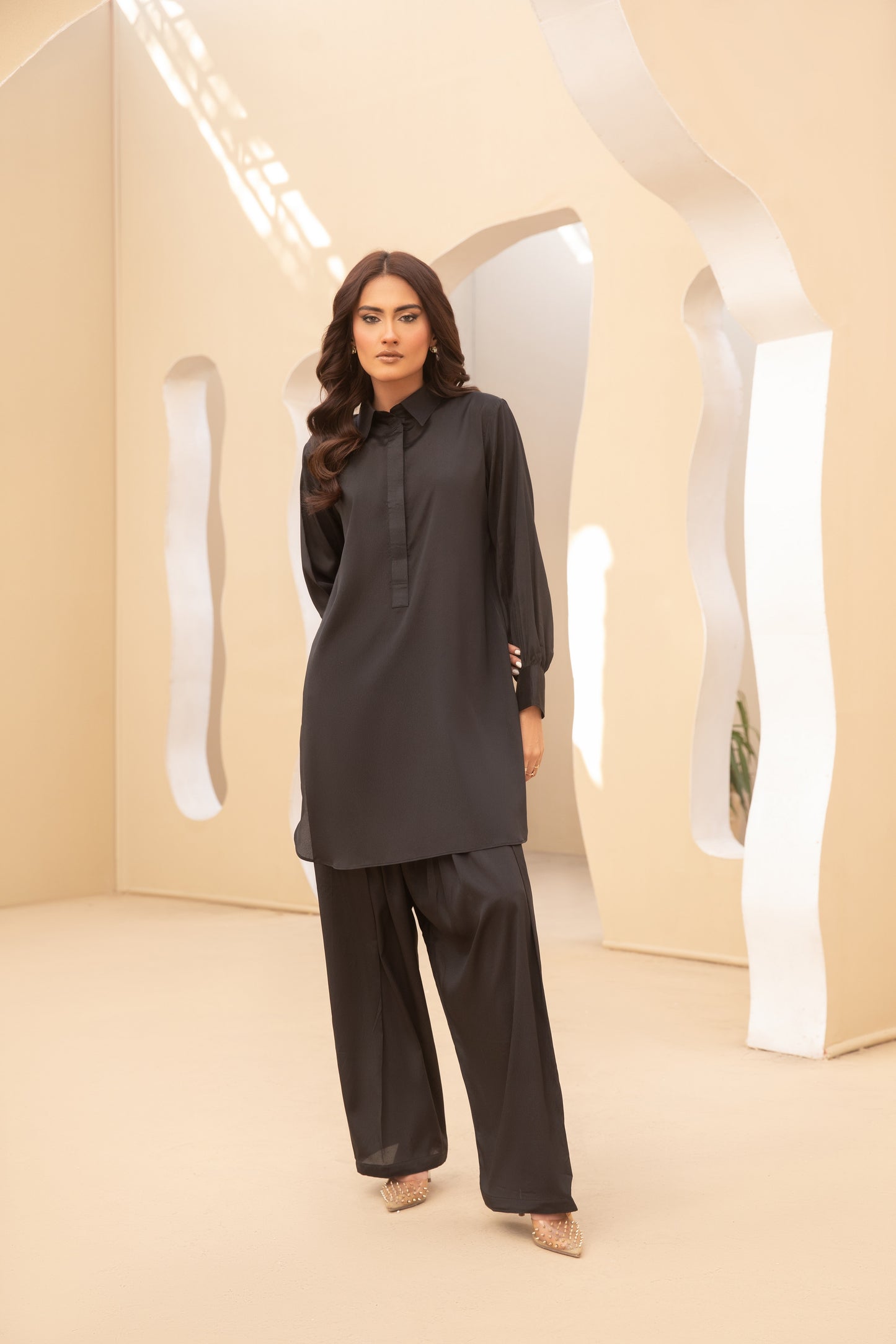 Smokey Black co-ord set