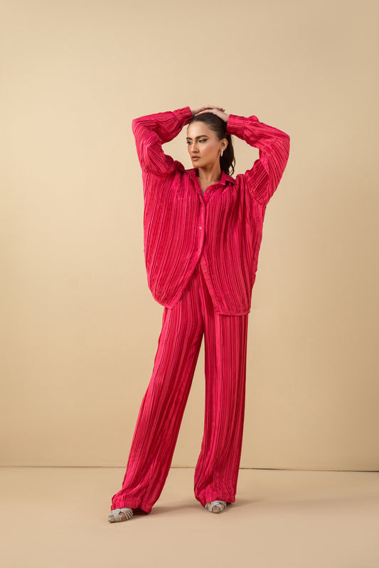 Neon pink co-ord set