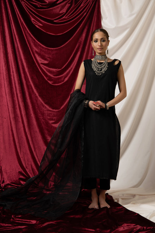 Black pearl  co ord set